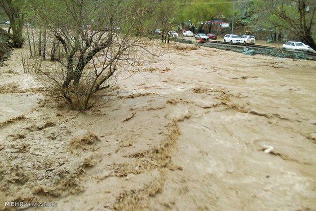 بارش باران و برف در استان البرز، احتمال وقوع سیل