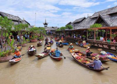خرید در بازارهای شناور تایلند