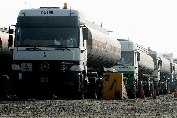 تزازیت 3835 کامیون مشتقات نفتی به کشور افغانستان