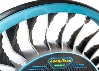 تایرهای تازه Goodyear نیازی به جاده ندارند!